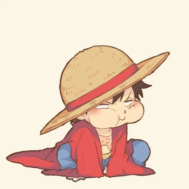 Tải One Piece Luffy chibi png cho bộ sưu tập anime