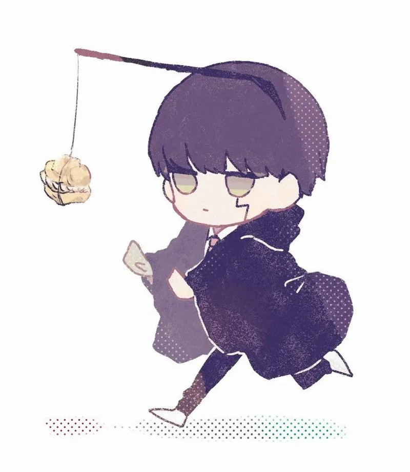 Cười xỉn với bộ ảnh mashle meme chibi siêu hài hước