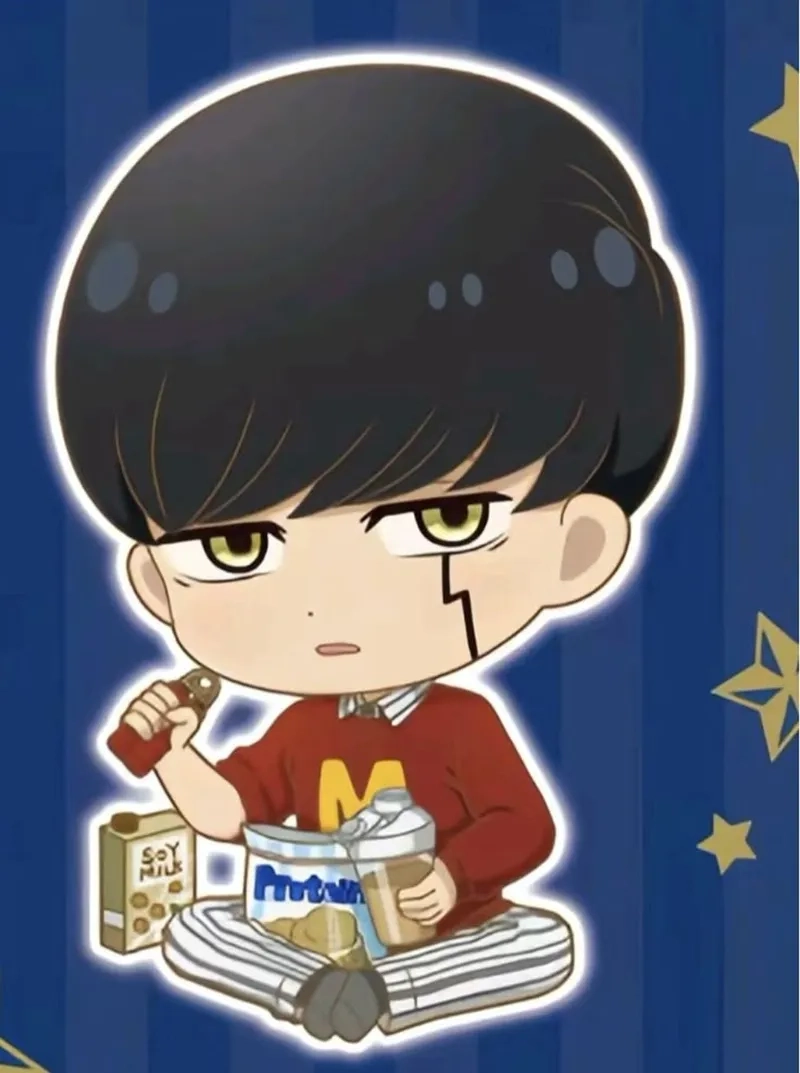 Tải gambar anime mashle chibi để làm hình nền đẹp