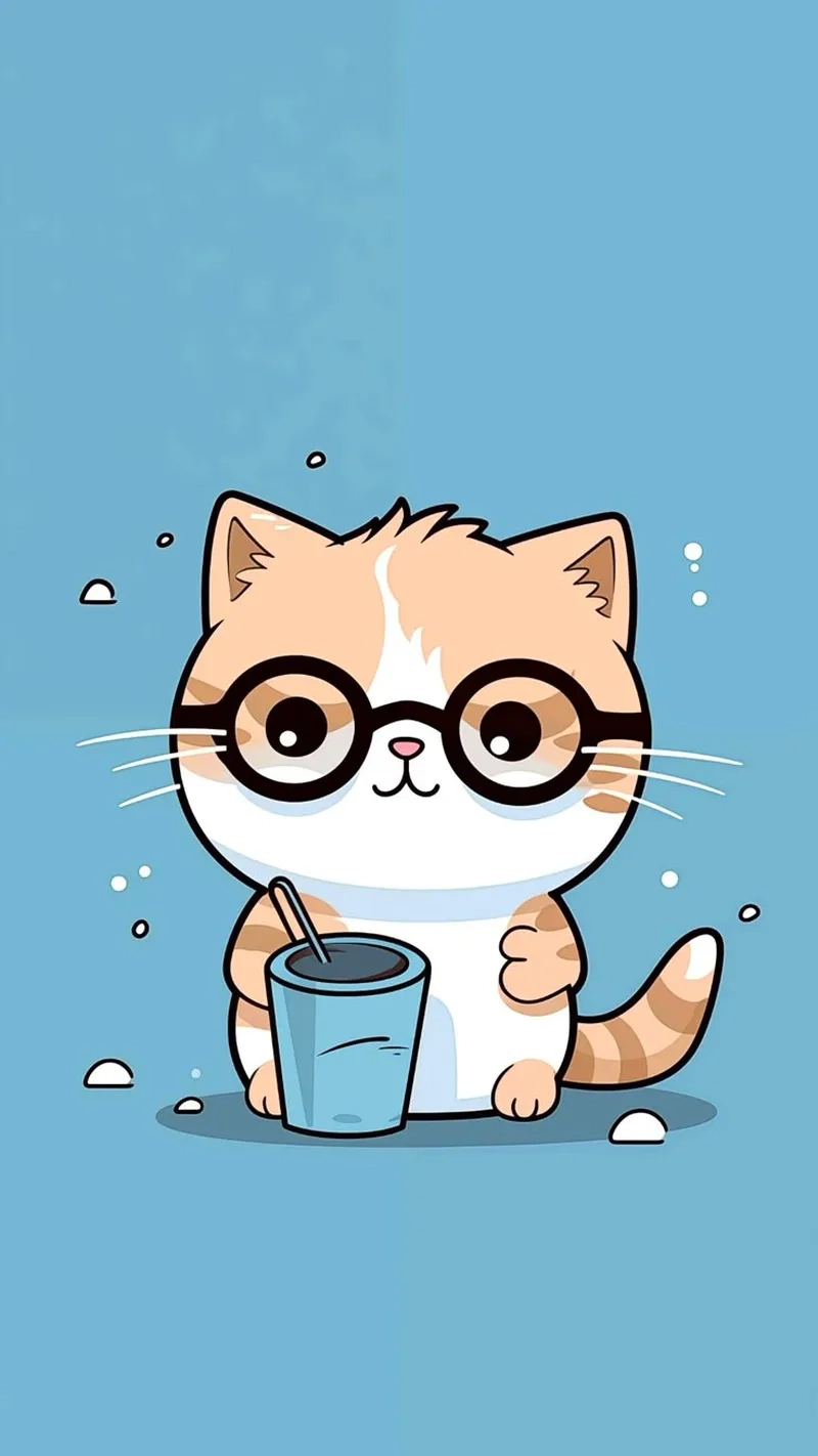 Lưu hình ảnh mèo chibi để làm avatar dễ thương