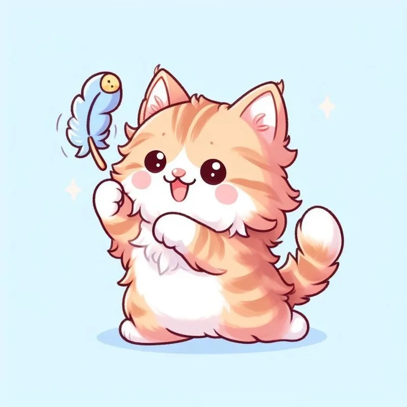 Ngắm hình ảnh mèo chibi cute khiến bạn mê mẩn ngay