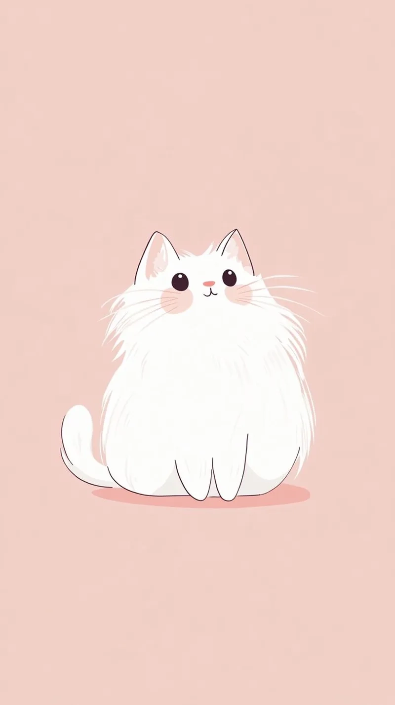Lưu hình ảnh con mèo chibi cute để làm avatar yêu thích