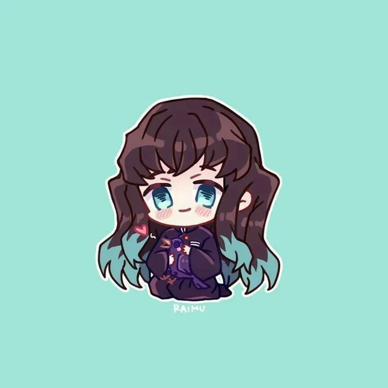 Cười thả ga với Muichirou chibi hài từ anime Demon Slayer