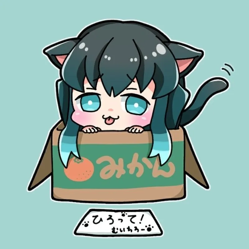 Tải ảnh Muichirou chibi cute làm hình nền cực chất