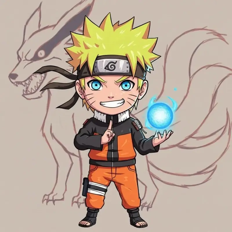 Naruto chibi cute làm tan chảy mọi trái tim