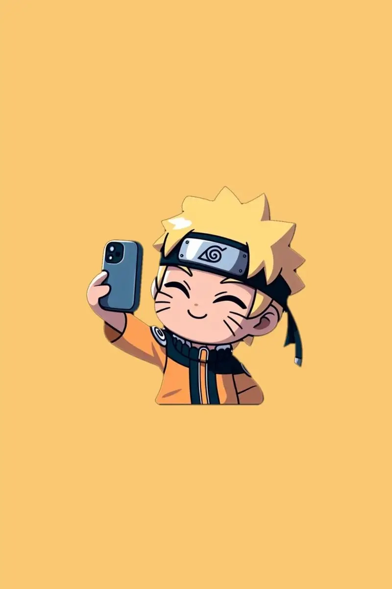 Lưu hình Naruto chibi để làm sticker siêu xinh