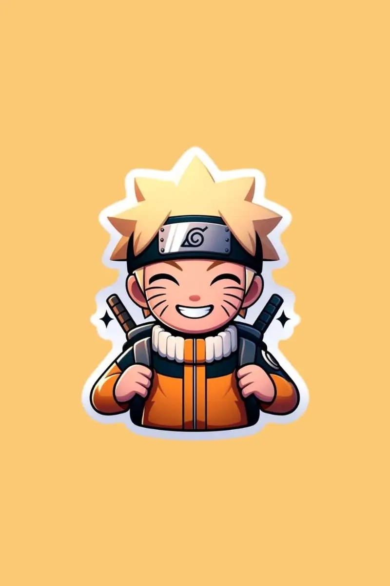 Hình nền Naruto chibi cực cool cho fan anime