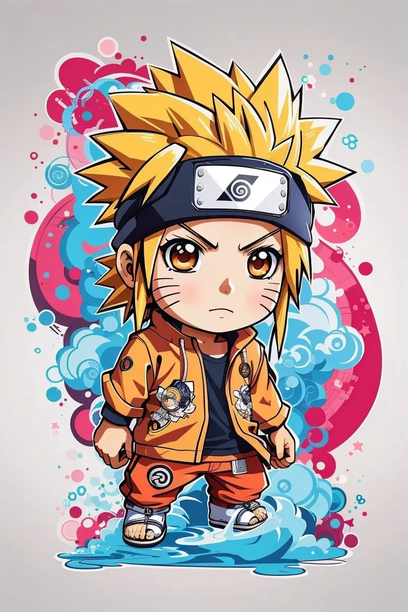 Avatar Naruto chibi cực chất cho mạng xã hội