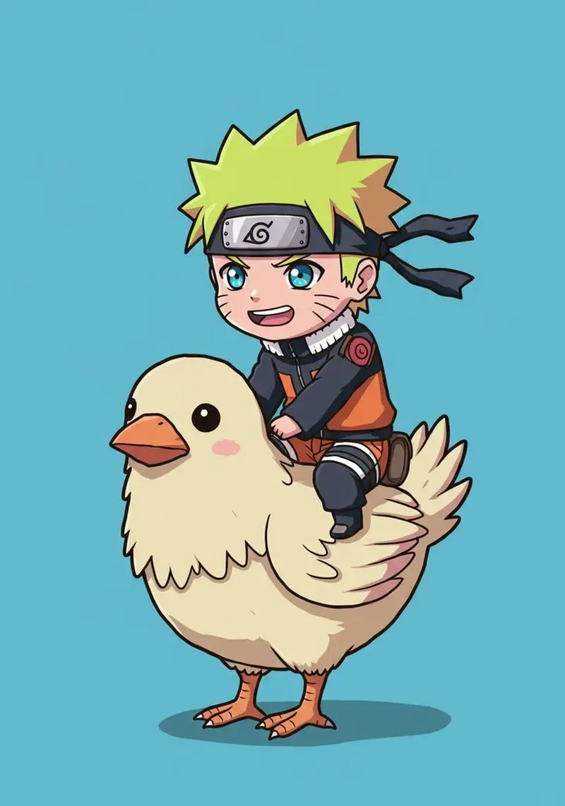 Tải hình Naruto chibi cute làm hình nền siêu xinh