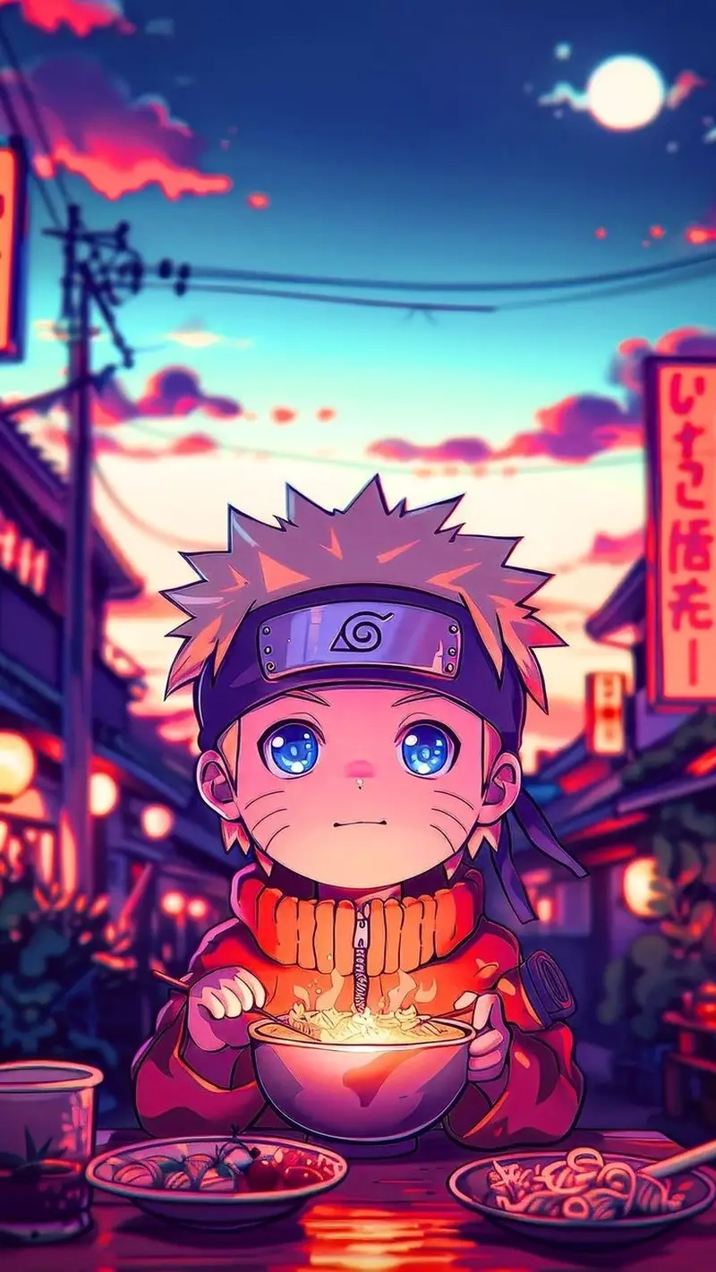 Naruto chibi anime mang đậm phong cách ninja