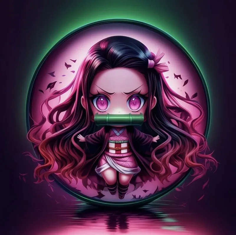 Học vẽ Nezuko chibi cute để sáng tạo phong cách riêng