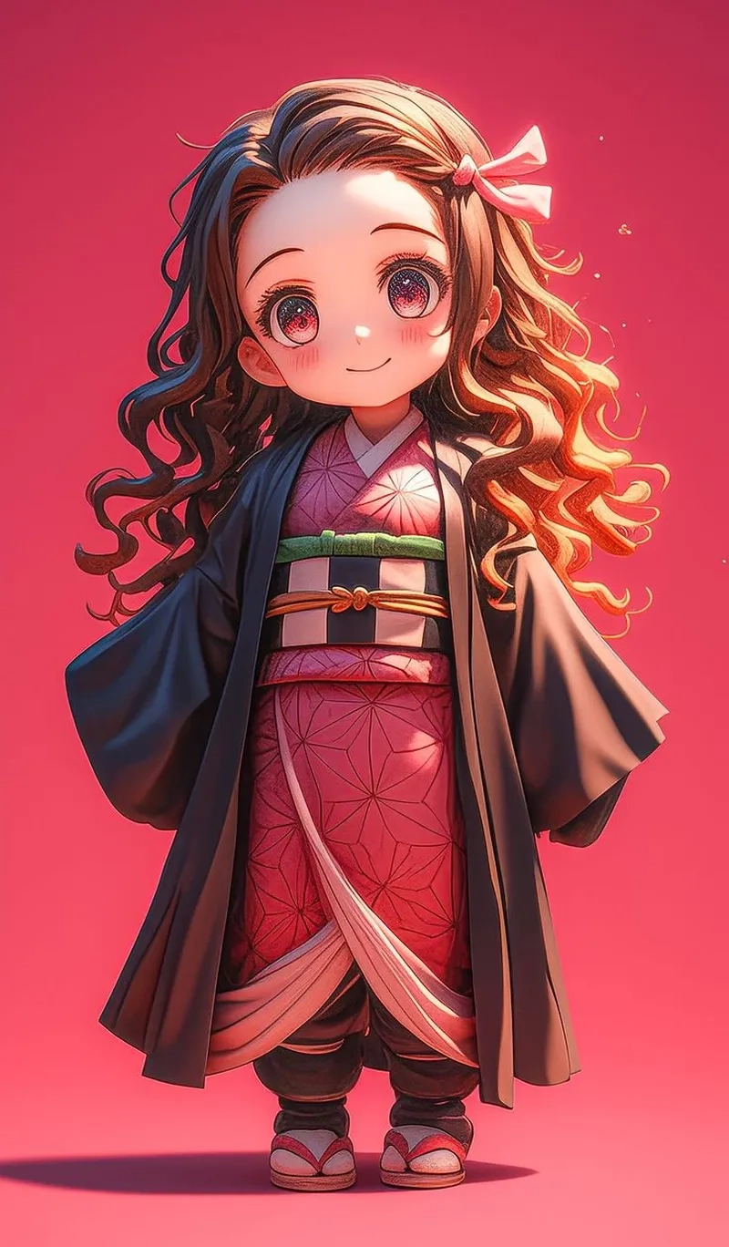 Thử cách vẽ Nezuko chibi đơn giản cho fan anime
