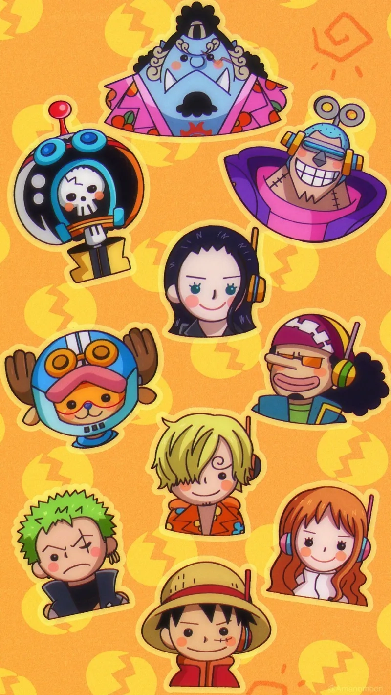 Tải ngay ảnh One Piece chibi để làm hình nền siêu đáng yêu