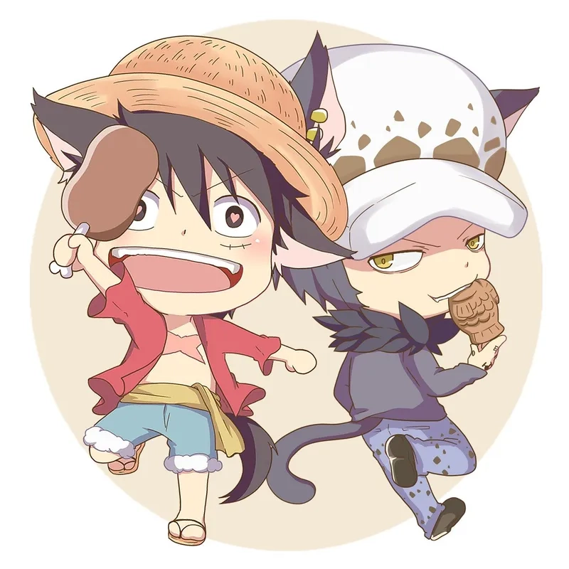 Ngắm hình One Piece chibi với các nhân vật siêu dễ thương