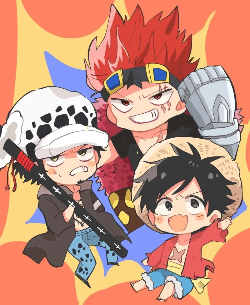 Ảnh One Piece chibi cute làm tan chảy trái tim fan anime