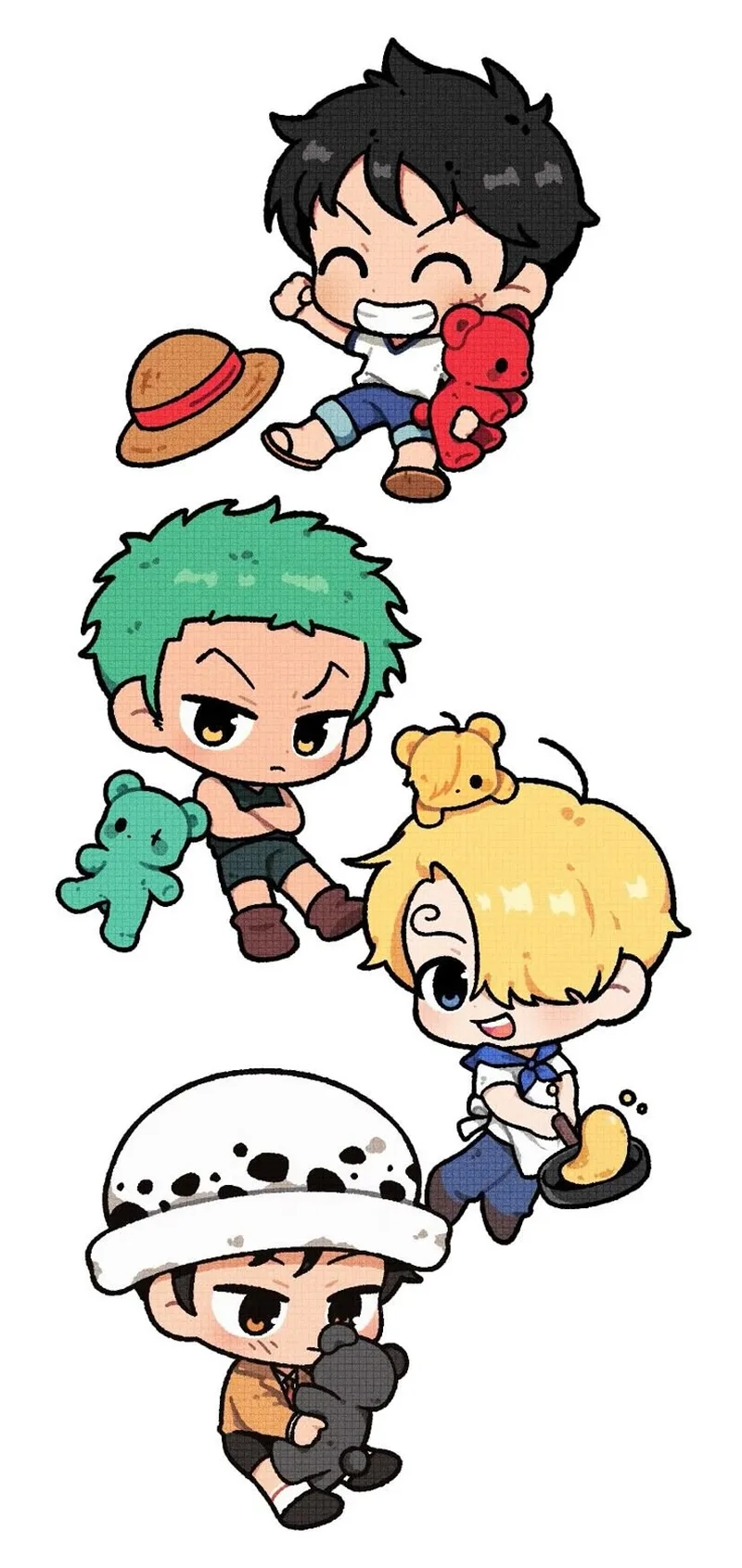 Cute One Piece chibi và bộ sưu tập hình ảnh siêu đáng yêu