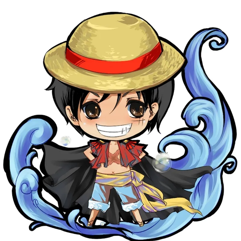 One Piece chibi mafia với tạo hình nhân vật siêu ngầu