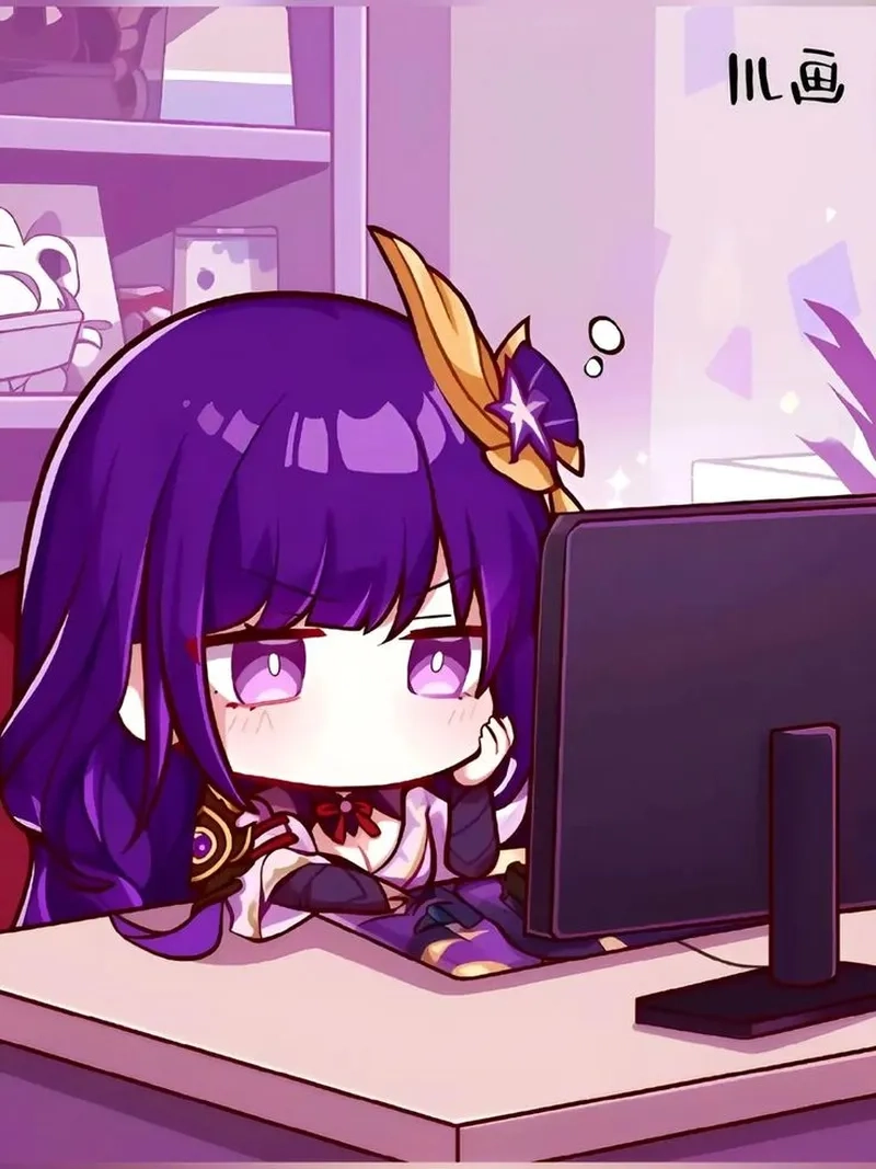 Tạo ngay avatar Raiden Shogun chibi để nổi bật mạng xã hội