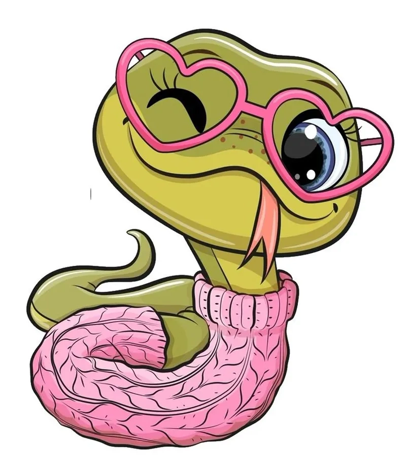 Hướng dẫn cách vẽ con rắn chibi dễ dàng cho người mới