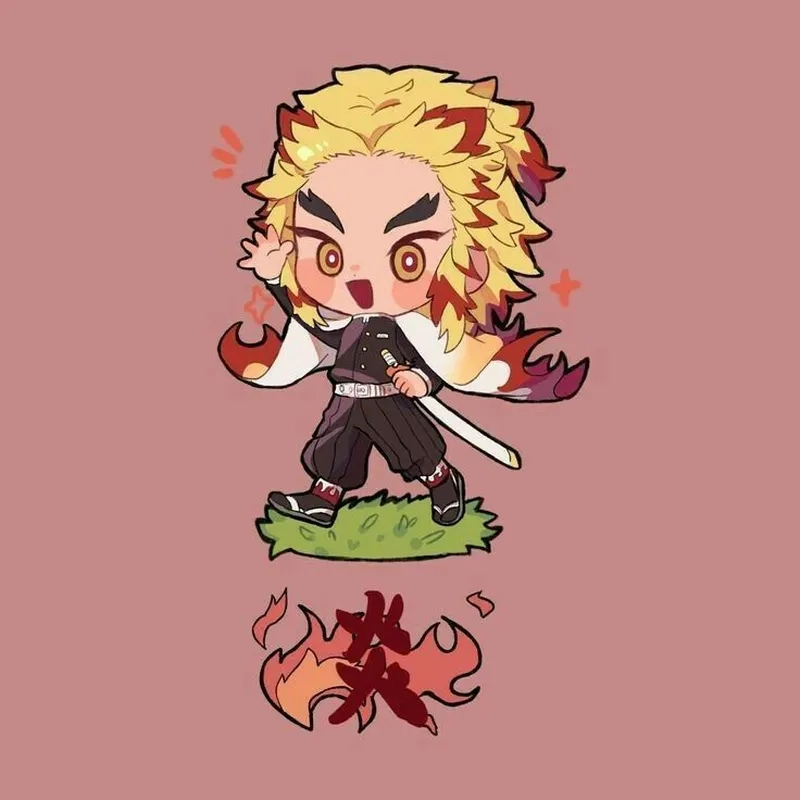 Khám phá Rengoku chibi đáng yêu trong bộ sưu tập anime