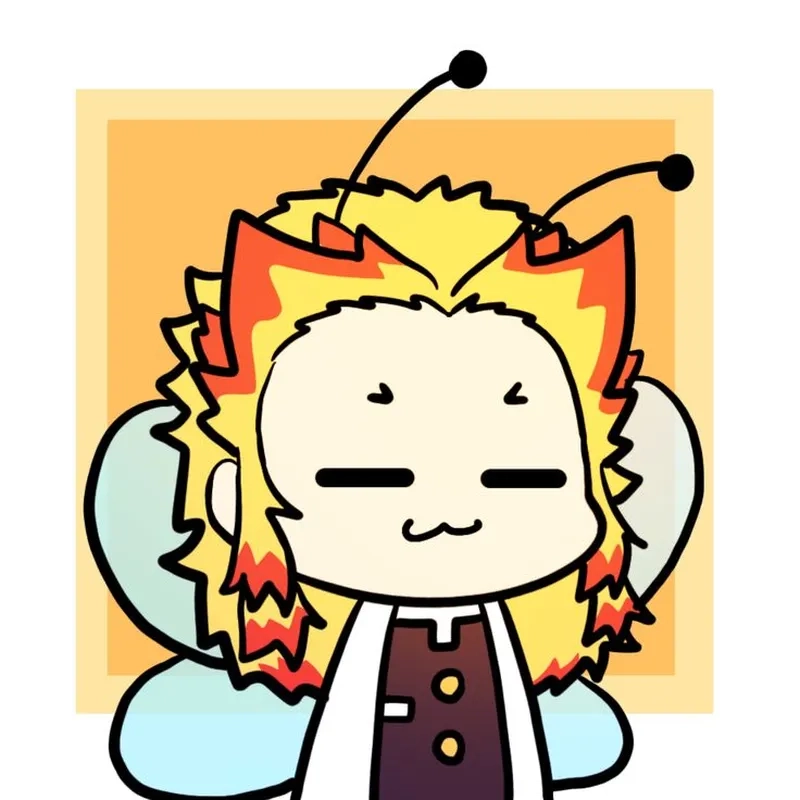 Hướng dẫn vẽ Rengoku chibi đơn giản cho người mới bắt đầu