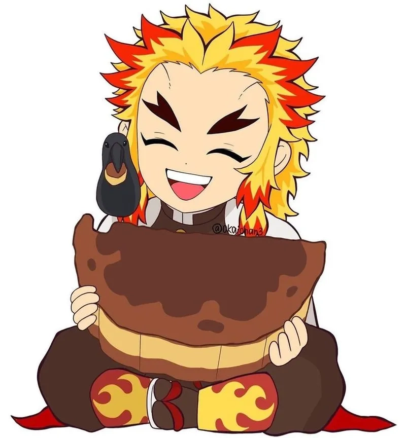 Thử sức với cách vẽ Rengoku ngầu để tạo tranh chibi ấn tượng