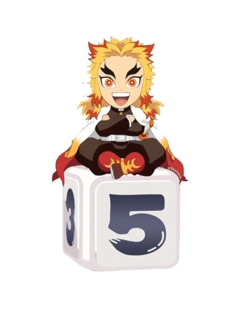 Tìm Rengoku pinterest để khám phá tranh chibi siêu đáng yêu