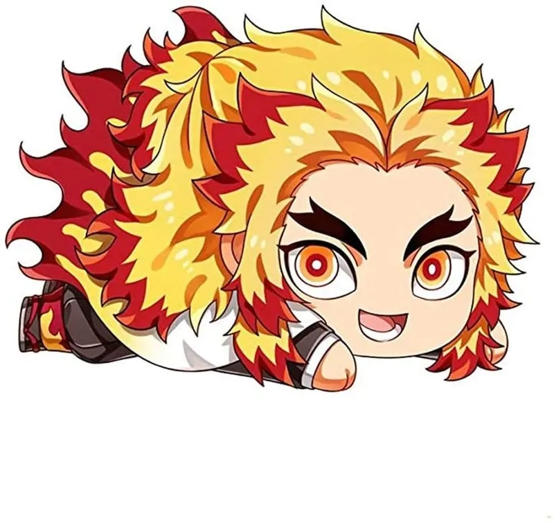 Tải ngay anime Rengoku chibi để làm hình nền điện thoại