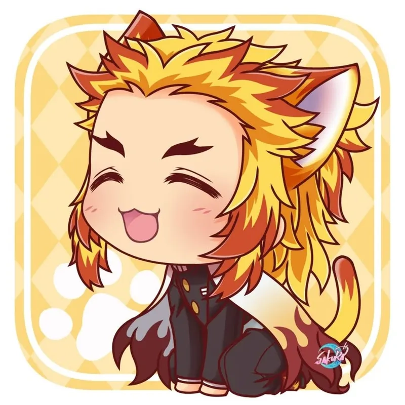 Khám phá Demon Slayer Rengoku chibi với phong cách độc đáo