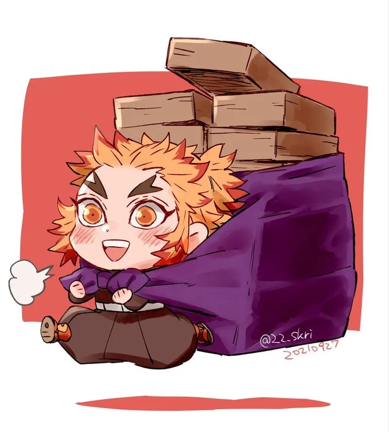 Khám phá Rengoku chibi manga trong bộ sưu tập anime