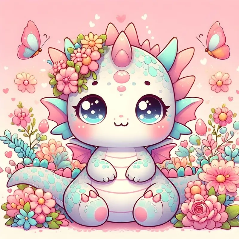 Tìm kiếm rồng chibi đơn giản để vẽ lại dễ dàng