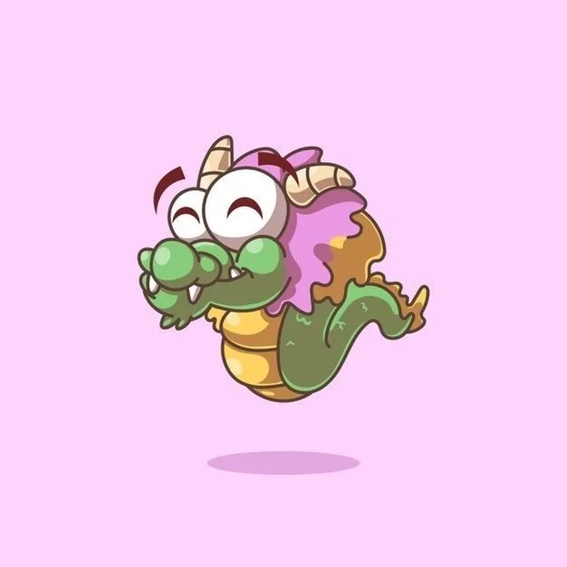 Khám phá hình vẽ con rồng chibi đầy sáng tạo