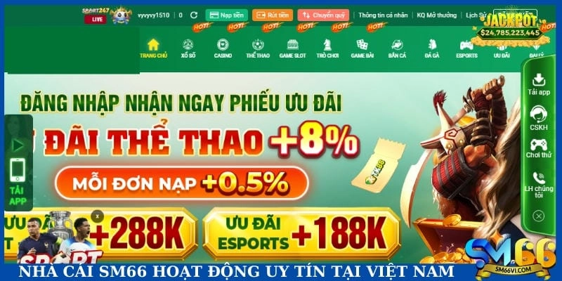  Hoàn thành KYC để rút thưởng nhanh tại casino SM66!