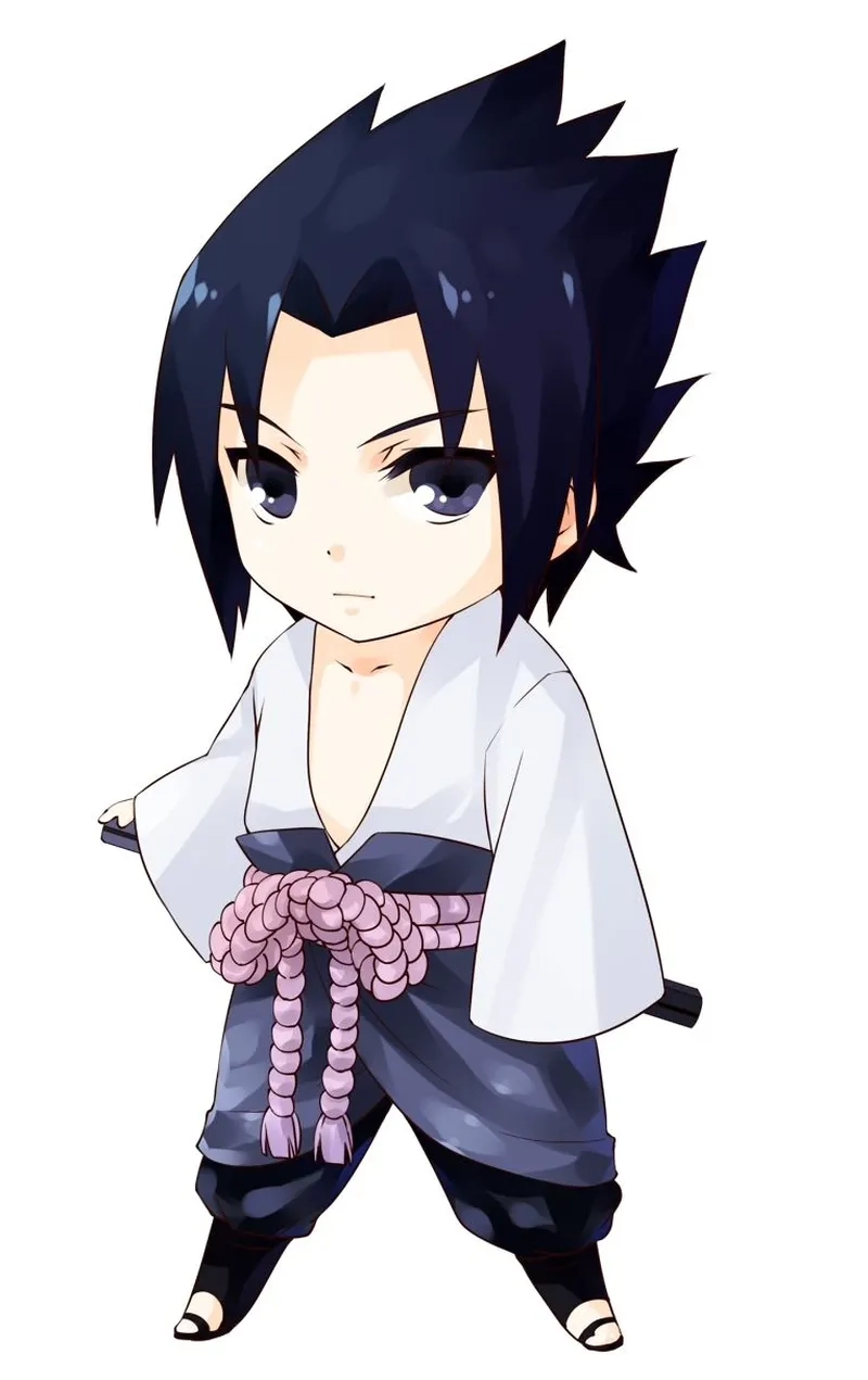 Lưu hình chibi sasuke làm avatar ấn tượng