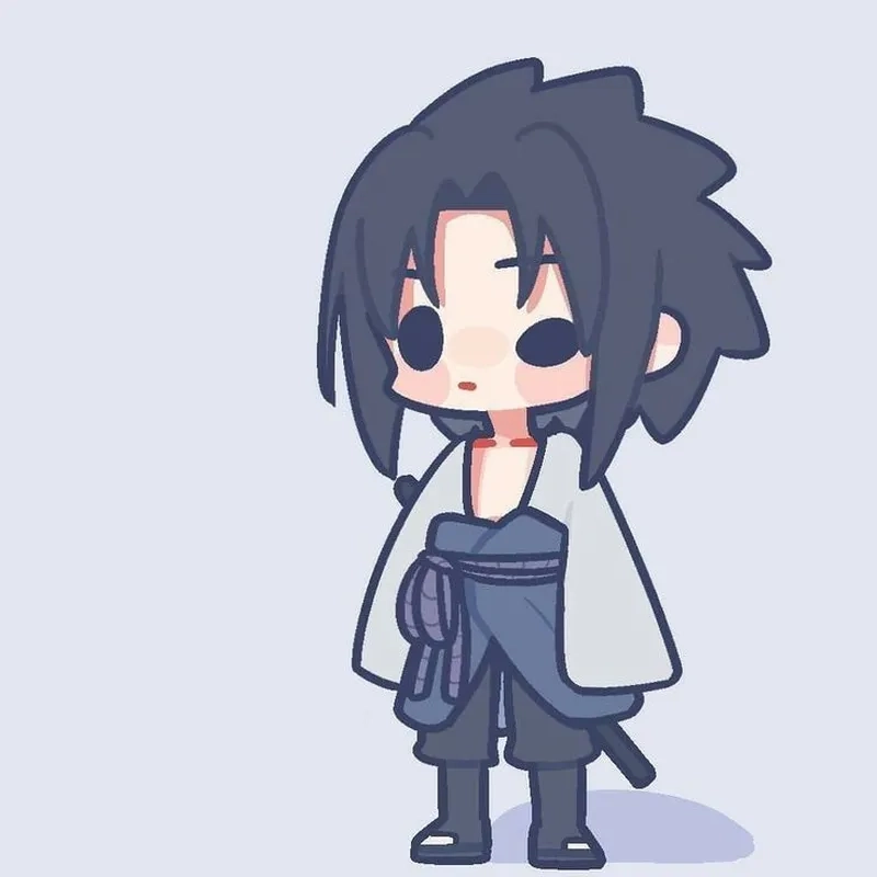 Bộ hình ảnh sasuke chibi làm fan Naruto mê mẩn