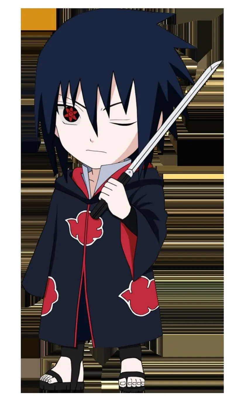 Tạo avatar sasuke chibi nổi bật mạng xã hội