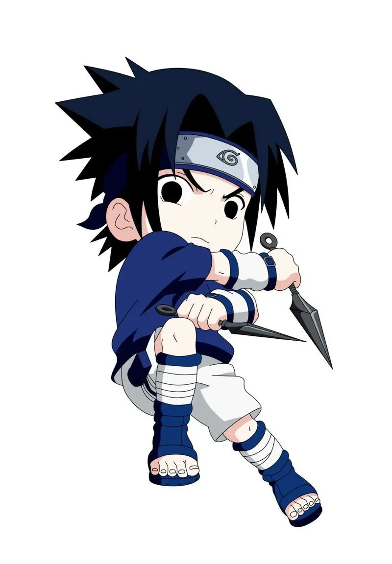 Yêu thích sasuke chibi kawaii với nét vẽ siêu đáng yêu