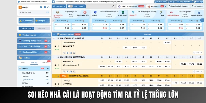 Soi kèo nhà cái là hoạt động tìm ra tỷ lệ thắng lớn