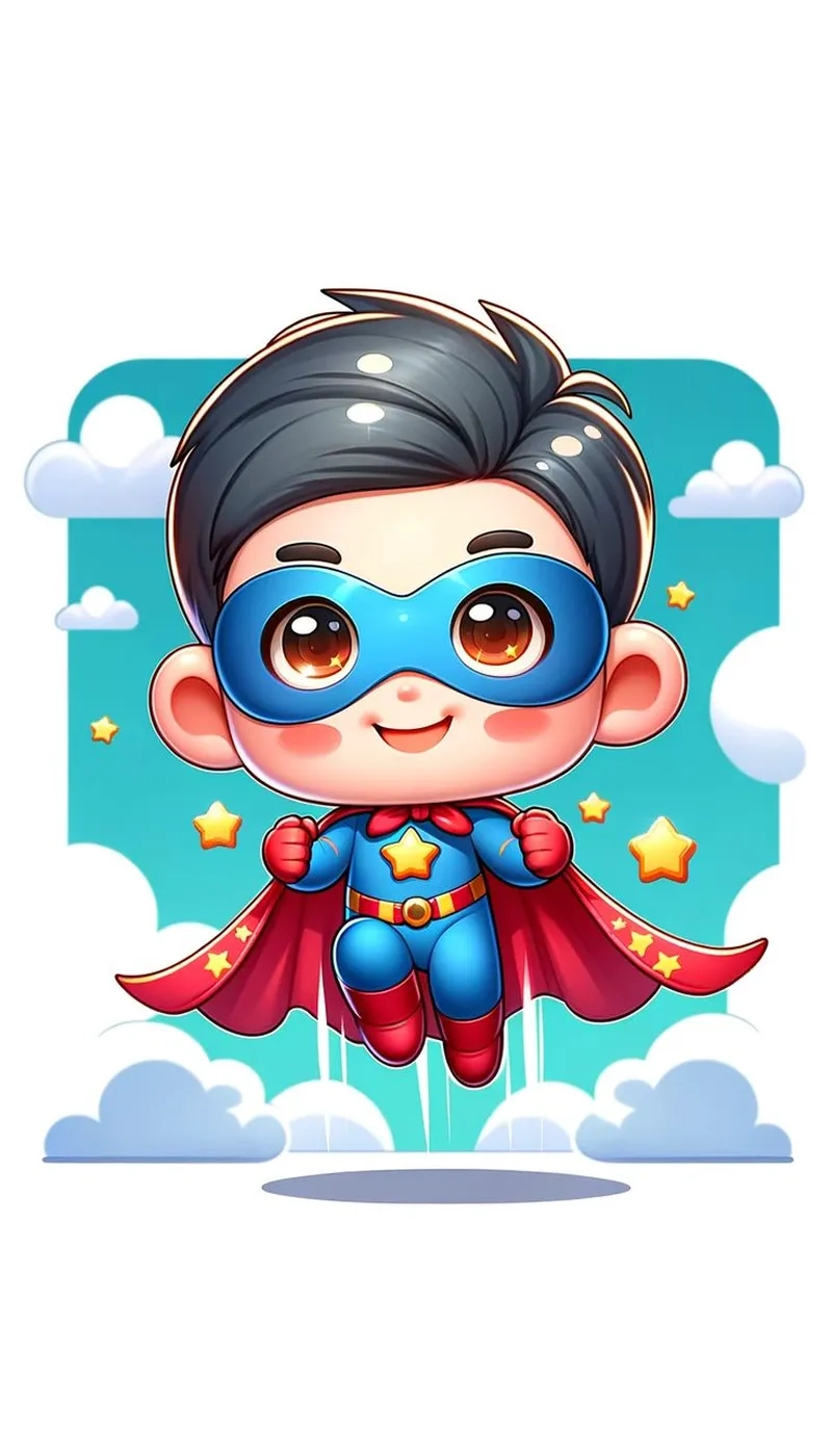 Yêu Spider Man cartoon chibi cho phong cách hoạt hình