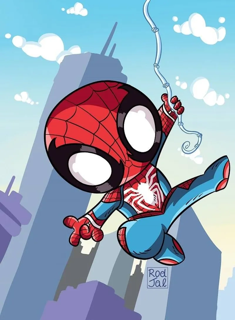 Thử chibi Spider Man drawing easy để vẽ dễ dàng