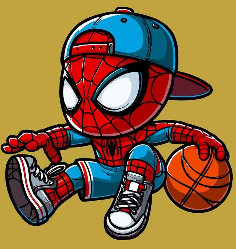 Yêu chibi Spiderman and Spider Gwen cho vibe dễ thương