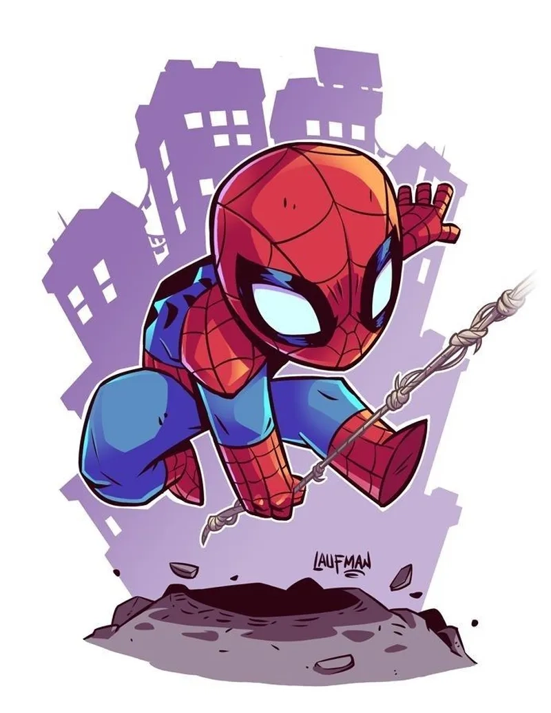 Ngắm Spider Man 2099 chibi để thêm vibe tương lai