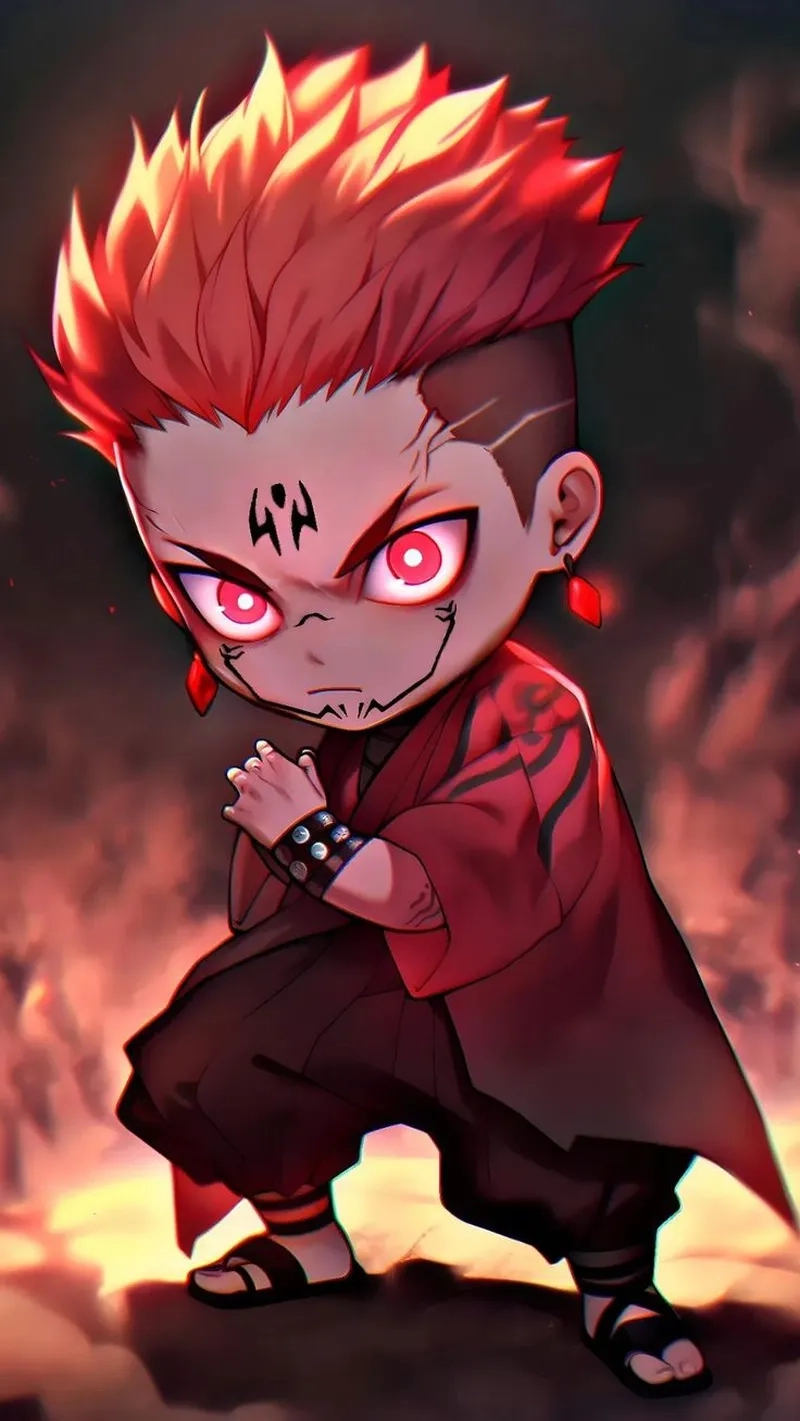 Khám phá chibi Sukuna với phong cách anime độc đáo