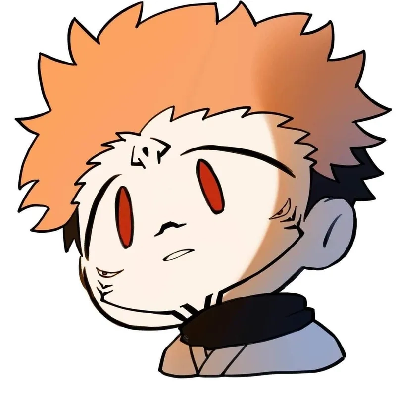 Kawaii Sukuna chibi với tạo hình siêu đáng yêu kiểu Nhật