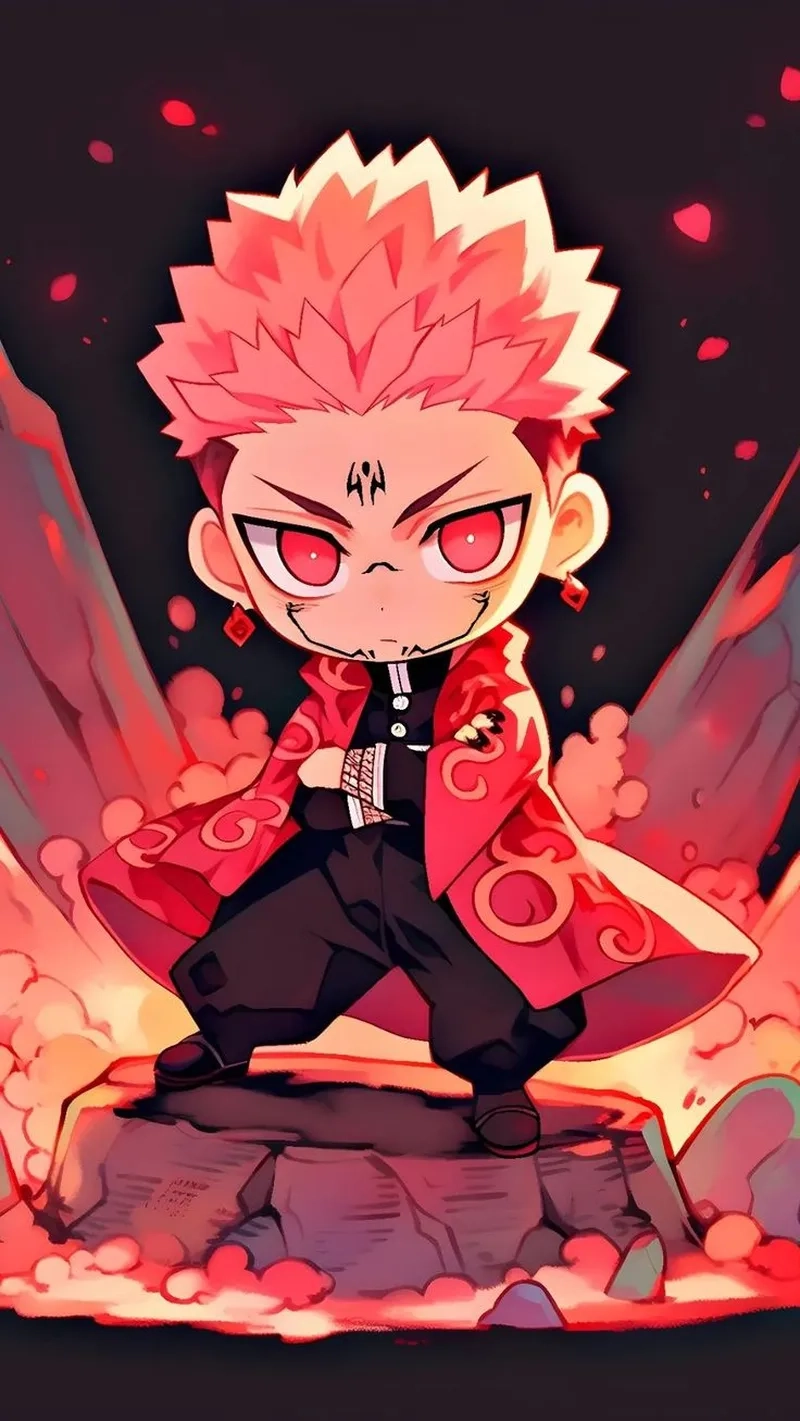 Thử sức với Sukuna chibi draw để tạo nhân vật yêu thích