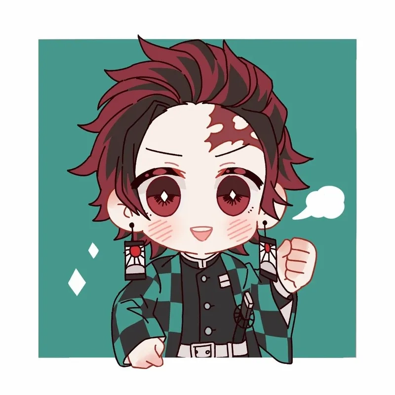 Hướng dẫn vẽ Tanjiro chibi đơn giản cho người mới bắt đầu