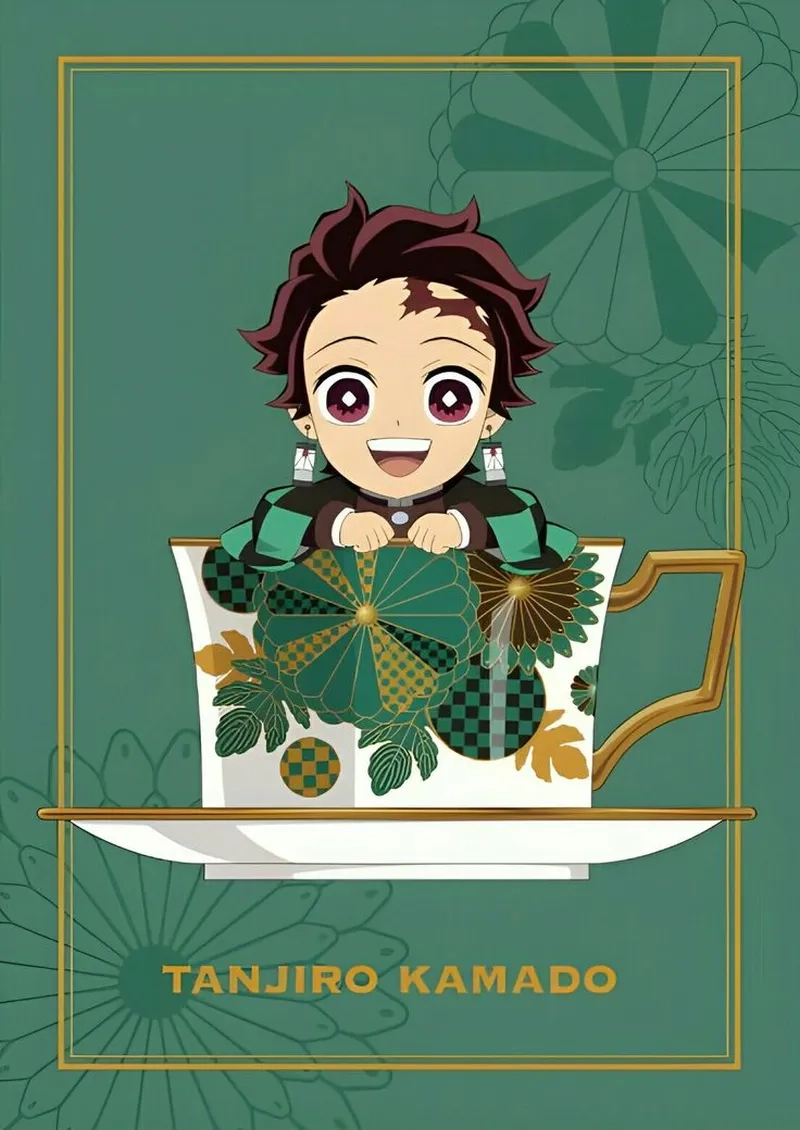 Thử sức với Tanjiro chibi ngầu để tạo tranh chibi ấn tượng