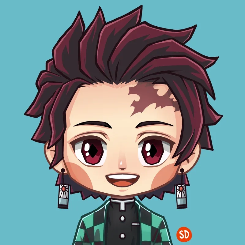 Tải hình Tanjiro chibi chất lượng cao cho bộ sưu tập của bạn