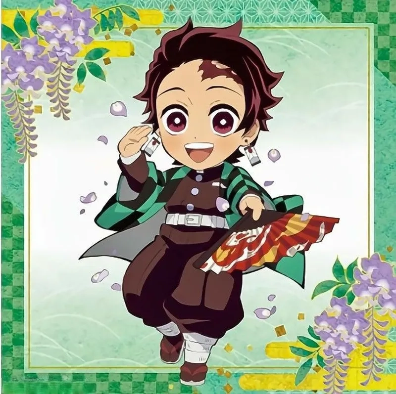 Tạo hình Tanjiro chibi dễ vẽ cho người mới tập vẽ