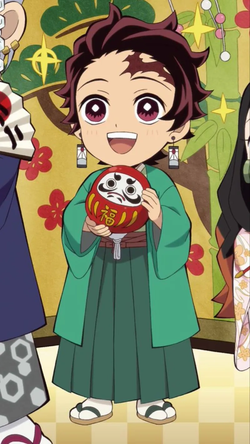 Ngắm kawaii Tanjiro chibi cute trong thiết kế siêu dễ thương
